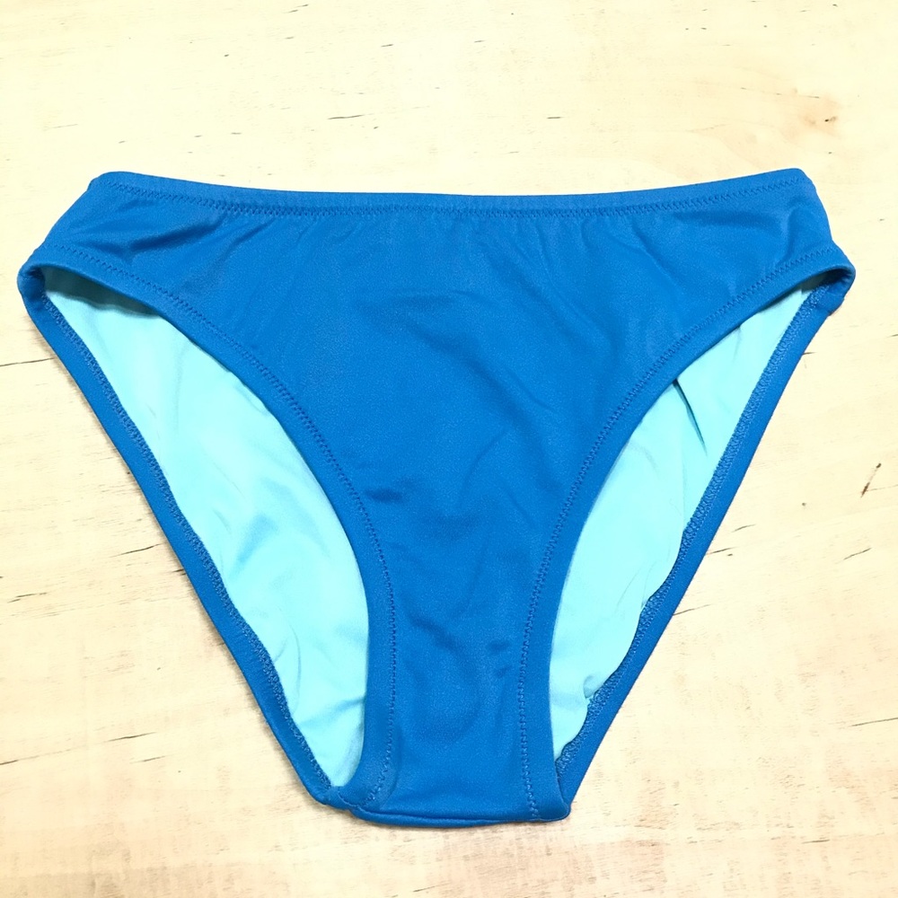 J.Crew Classic Blue Bikini Bottom Swimwear Size S